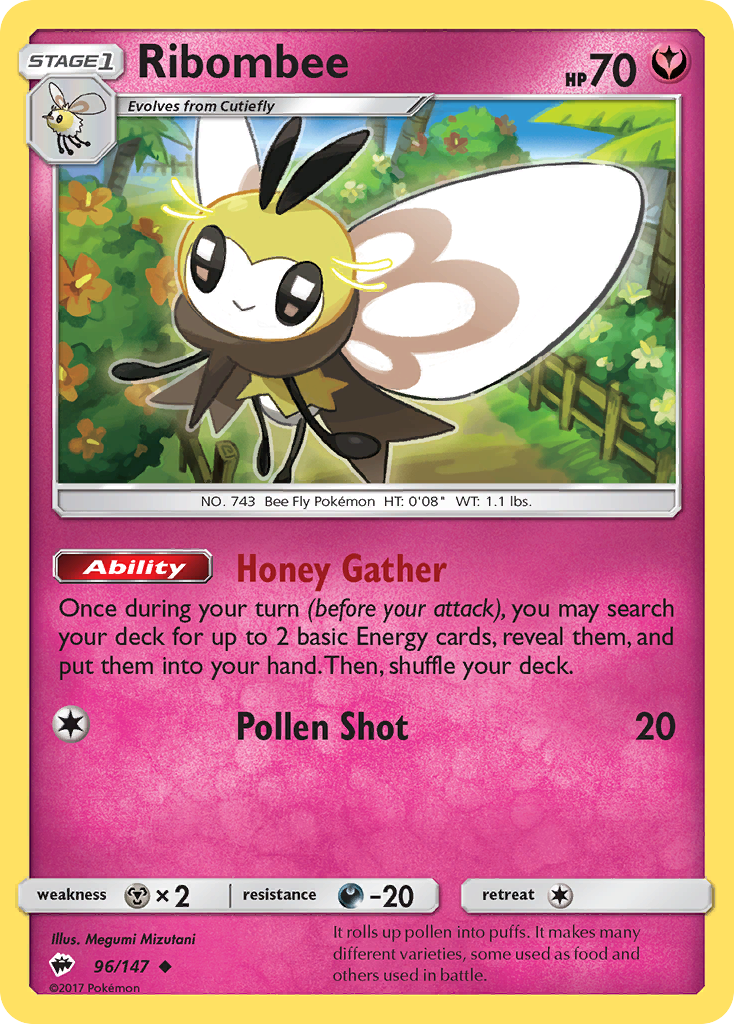 Ribombee (96/147) [Sun & Moon: Burning Shadows] | GnG Games