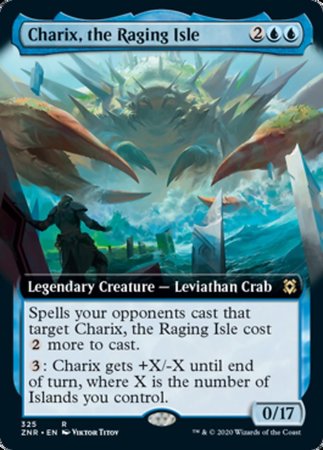 Charix, the Raging Isle (Extended Art) [Zendikar Rising] | GnG Games