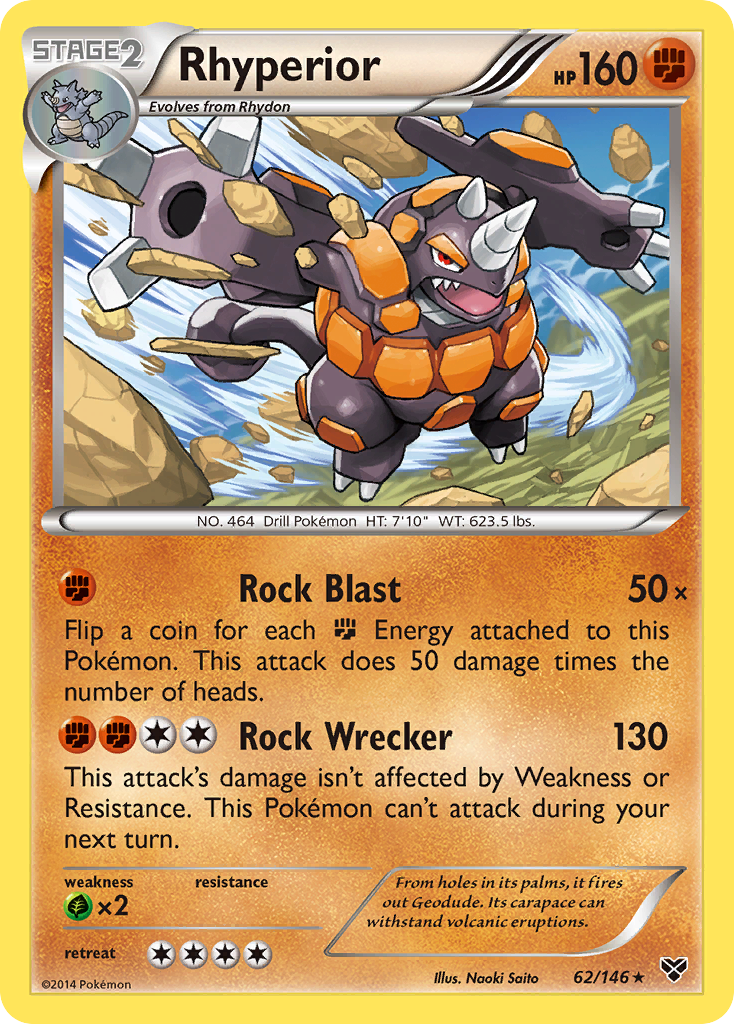 Rhyperior (62/146) [XY: Base Set] | GnG Games