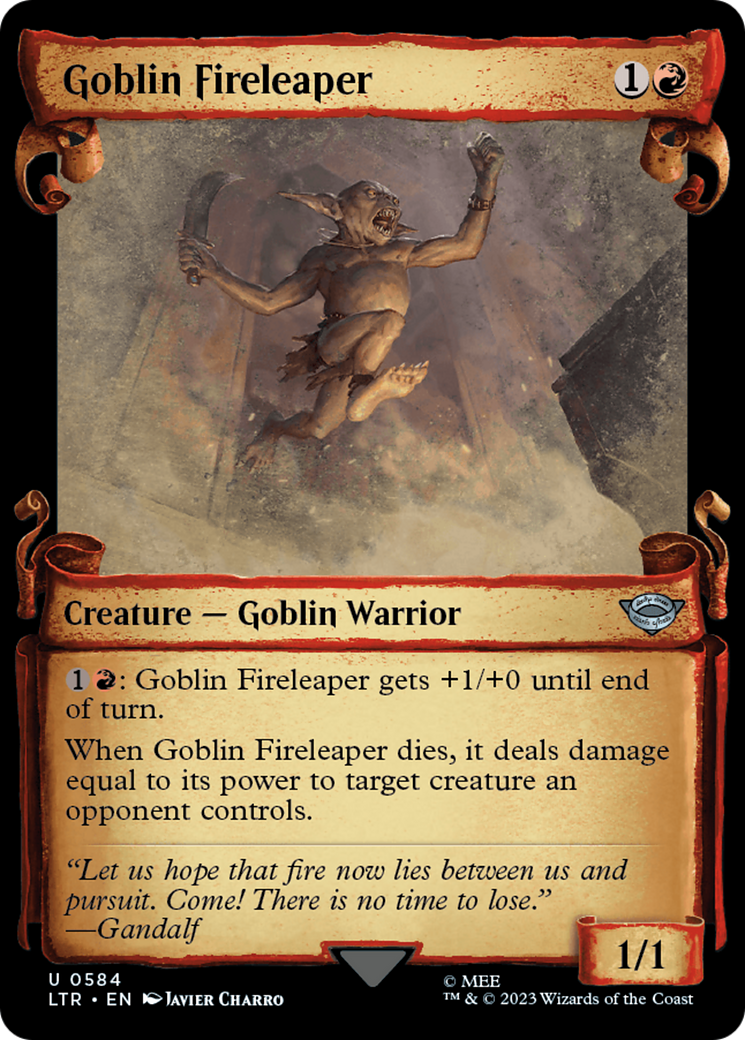 Goblin Fireleaper [The Lord of the Rings: Tales of Middle-Earth Showcase Scrolls] | GnG Games