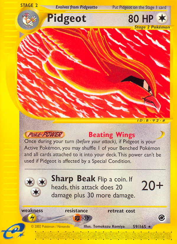 Pidgeot (59/165) [Expedition: Base Set] | GnG Games