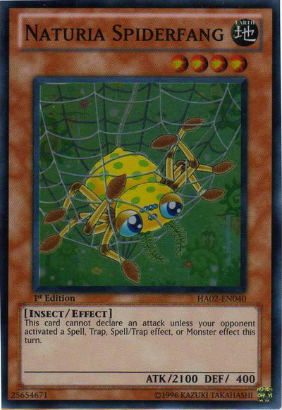 Naturia Spiderfang [HA02-EN040] Super Rare | GnG Games