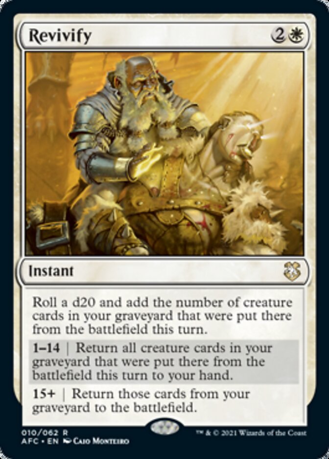 Revivify [Dungeons & Dragons: Adventures in the Forgotten Realms Commander] | GnG Games
