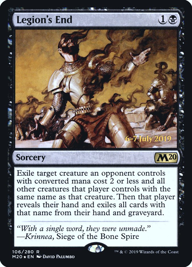 Legion's End  [Core Set 2020 Prerelease Promos] | GnG Games