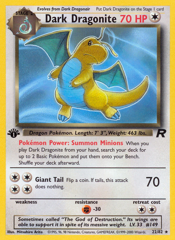 Dark Dragonite (22/82) [Team Rocket 1st Edition] | GnG Games