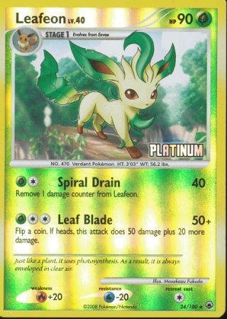 Leafeon (24/100) [Burger King Promos: 2009 Collection] | GnG Games