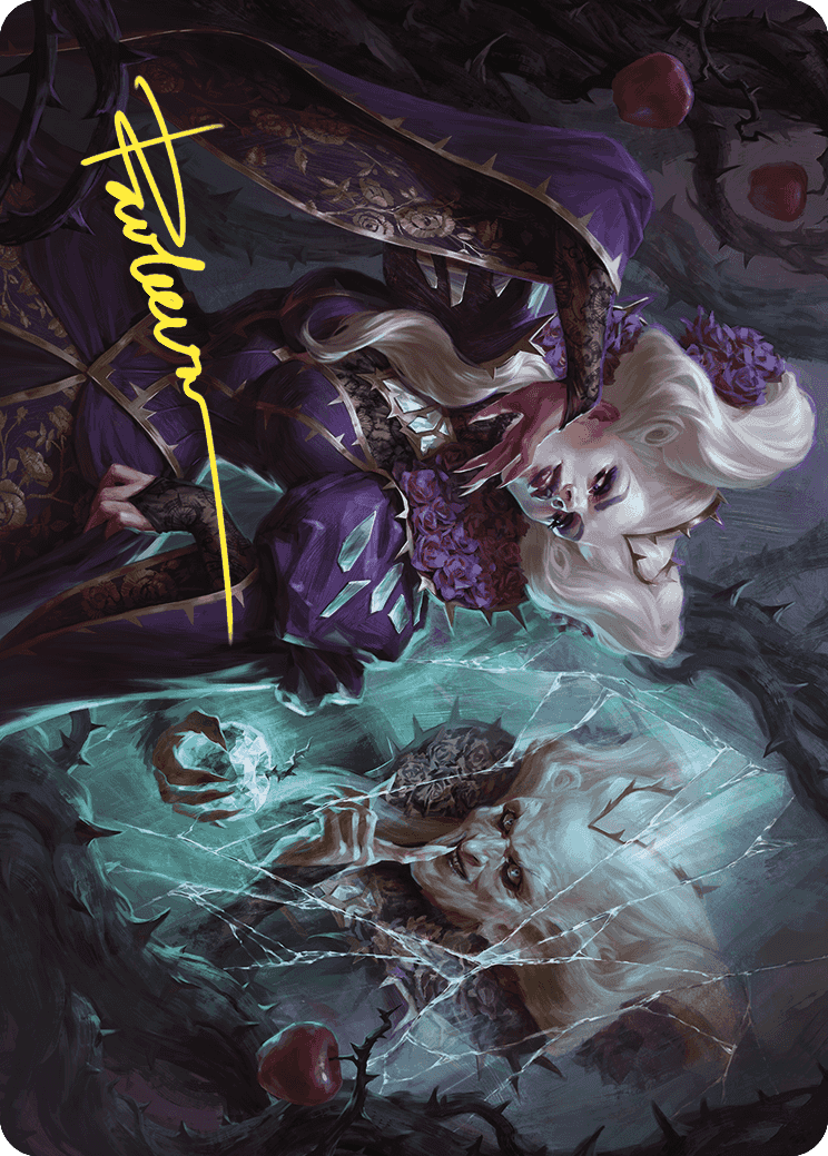 Conceited Witch Art Card (Gold-Stamped Signature) [Wilds of Eldraine Art Series] | GnG Games