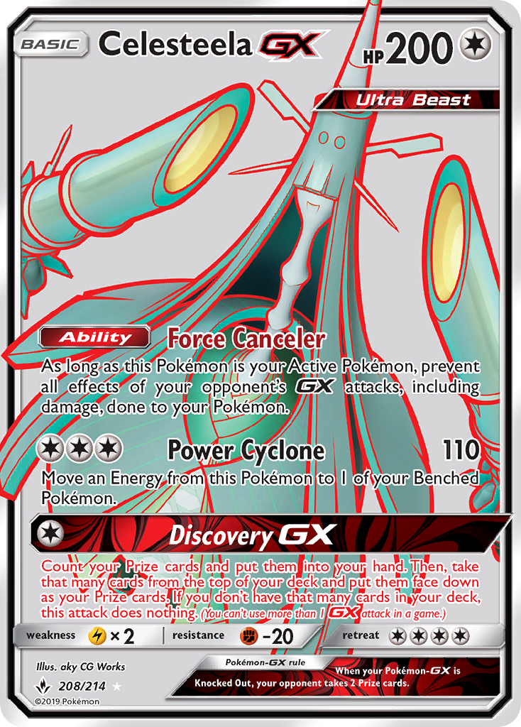 Celesteela GX (208/214) [Sun & Moon: Unbroken Bonds] | GnG Games