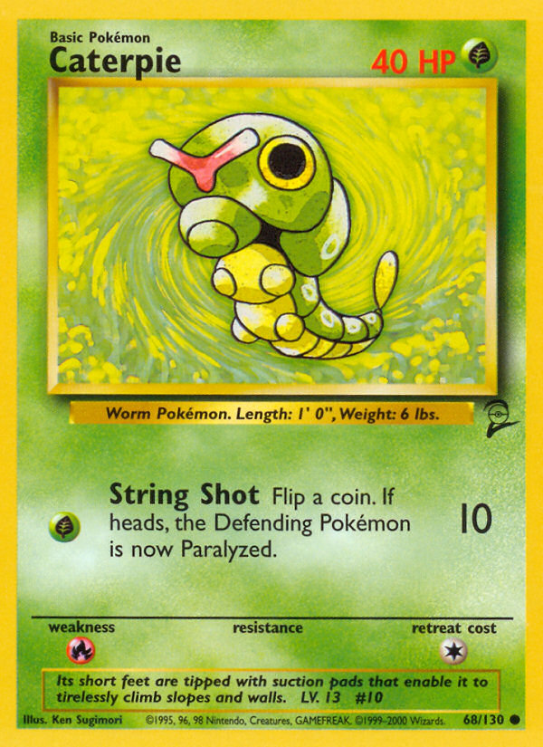 Caterpie (68/130) [Base Set 2] | GnG Games