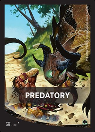 Predatory Theme Card [Jumpstart Front Cards] | GnG Games