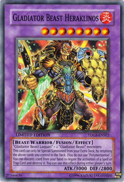 Gladiator Beast Heraklinos [TDGS-ENSE2] Super Rare | GnG Games