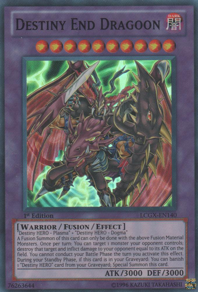 Destiny End Dragoon [LCGX-EN140] Super Rare | GnG Games