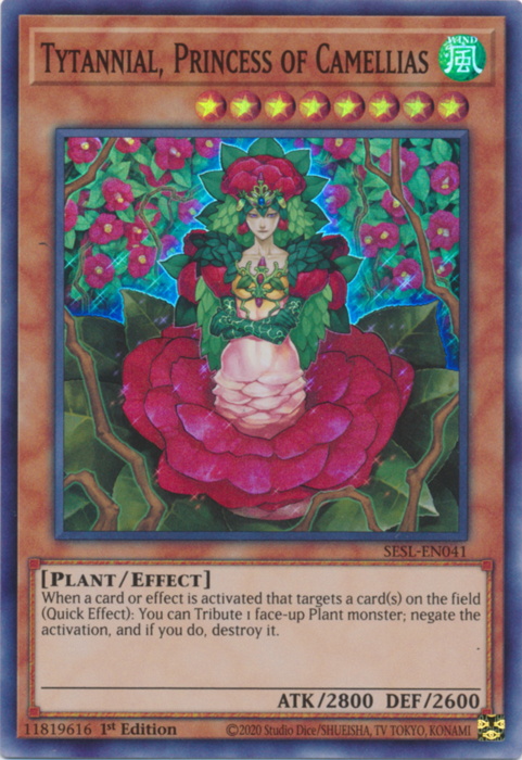 Tytannial, Princess of Camellias [SESL-EN041] Super Rare | GnG Games