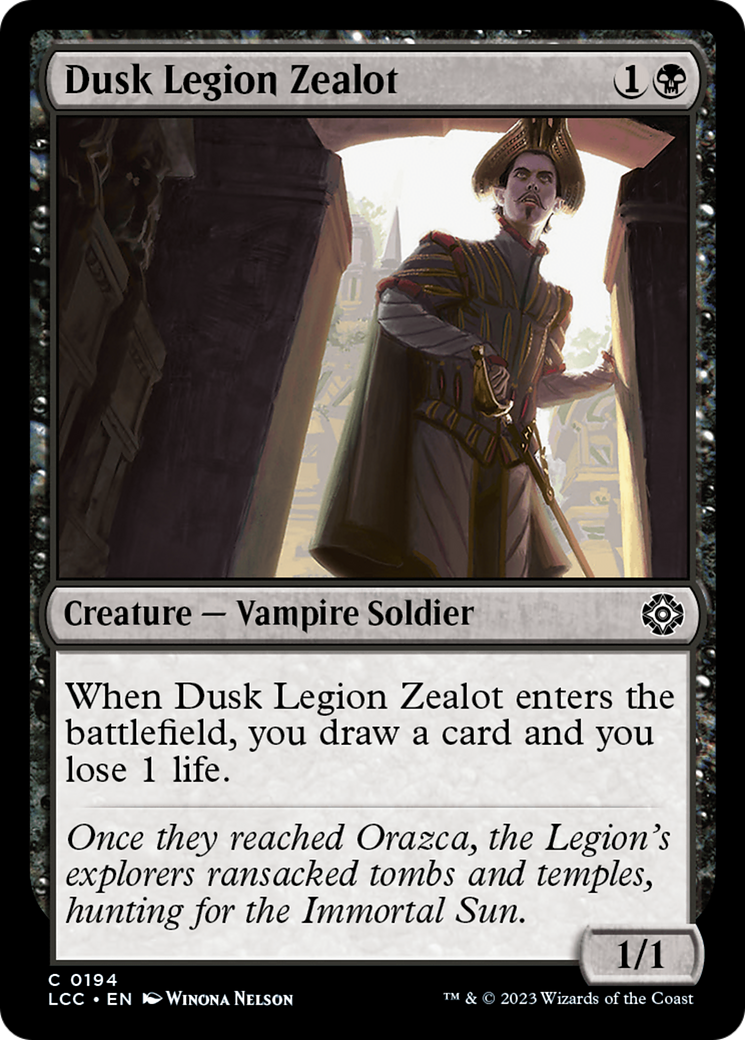 Dusk Legion Zealot [The Lost Caverns of Ixalan Commander] | GnG Games