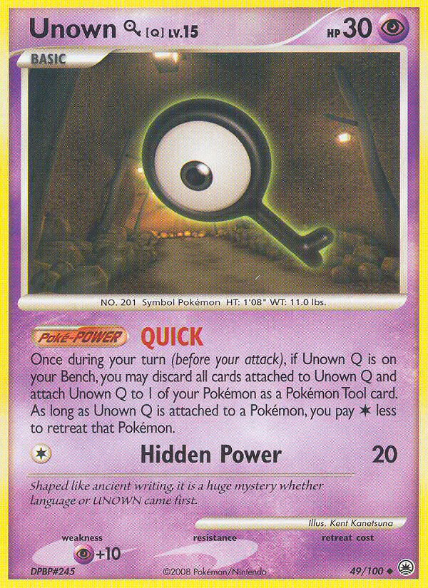 Unown Q (49/100) [Diamond & Pearl: Majestic Dawn] | GnG Games