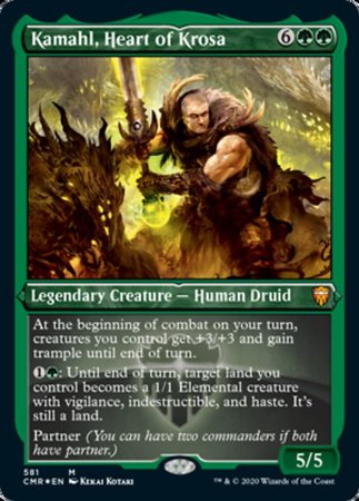 Kamahl, Heart of Krosa (Foil Etched) [Commander Legends] | GnG Games