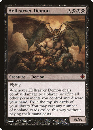 Hellcarver Demon [Rise of the Eldrazi] | GnG Games