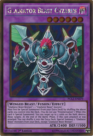 Gladiator Beast Gyzarus [PGL2-EN079] Gold Rare | GnG Games