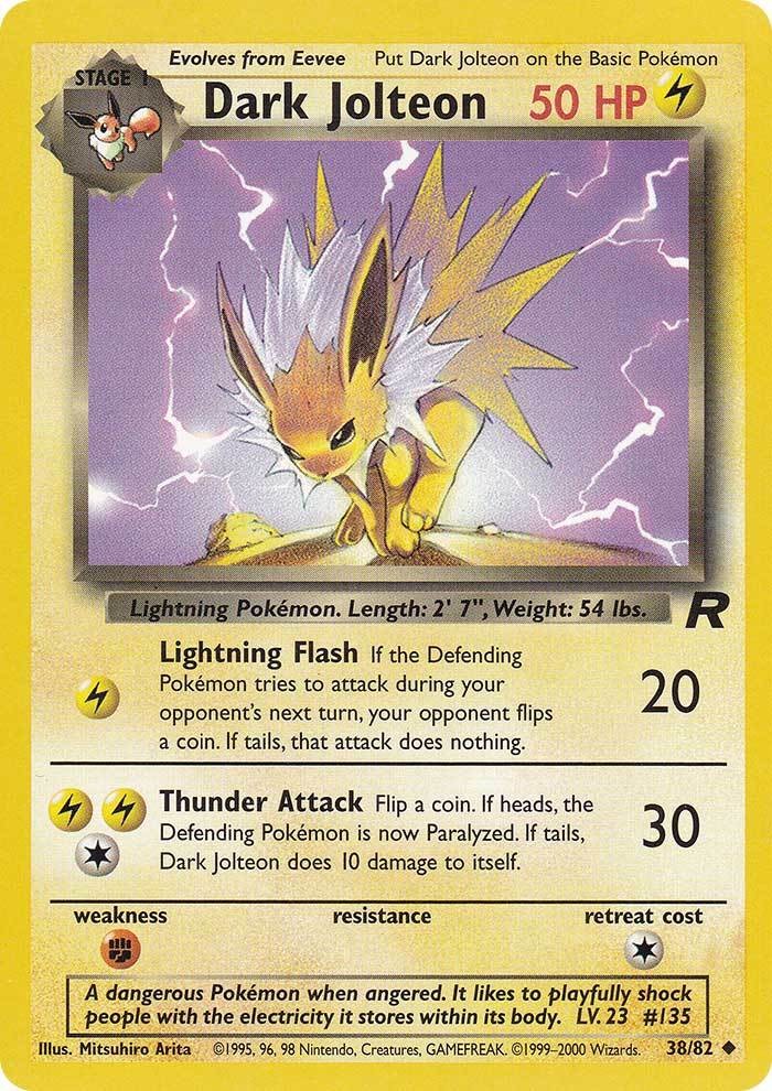 Dark Jolteon (38/82) [Team Rocket Unlimited] | GnG Games