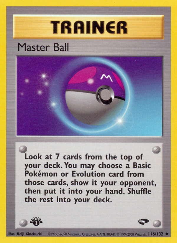 Master Ball (116/132) [Gym Challenge 1st Edition] | GnG Games