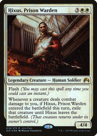 Hixus, Prison Warden [Magic Origins Promos] | GnG Games