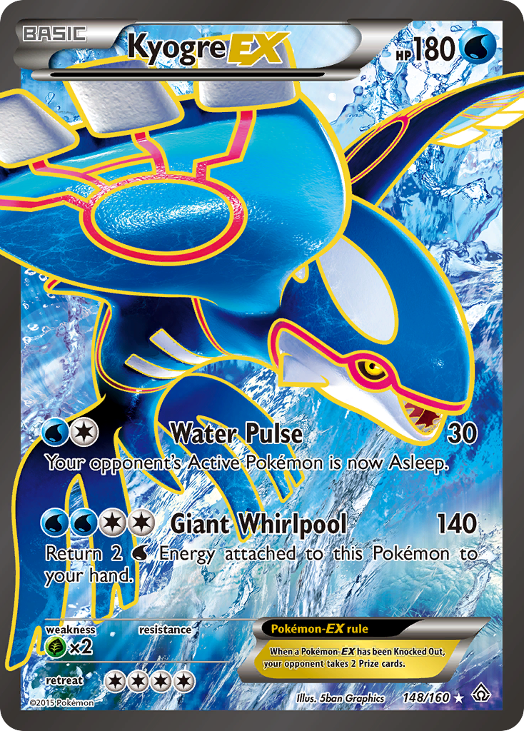 Kyogre EX (148/160) [XY: Primal Clash] | GnG Games