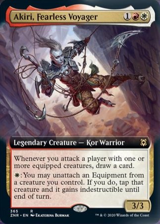 Akiri, Fearless Voyager (Extended Art) [Zendikar Rising] | GnG Games