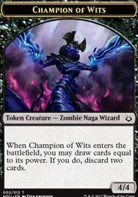 Champion of Wits // Insect Double-sided Token [Hour of Devastation Tokens] | GnG Games