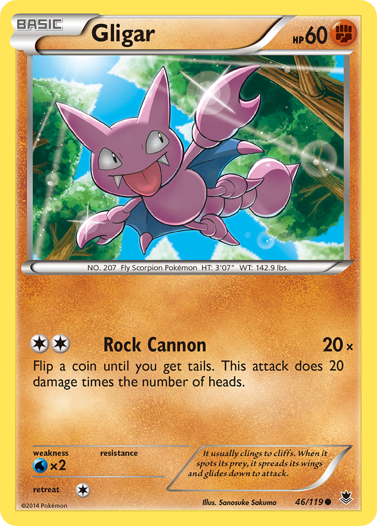 Gligar (46/119) [XY: Phantom Forces] | GnG Games