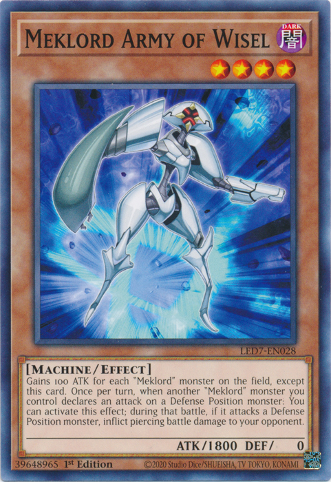 Meklord Army of Wisel [LED7-EN028] Common | GnG Games