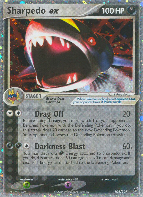 Sharpedo ex (104/107) [EX: Deoxys] | GnG Games