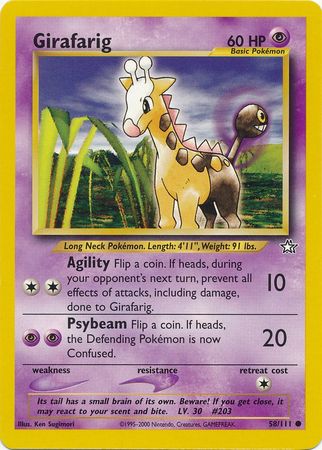 Girafarig (58/111) [Neo Genesis Unlimited] | GnG Games