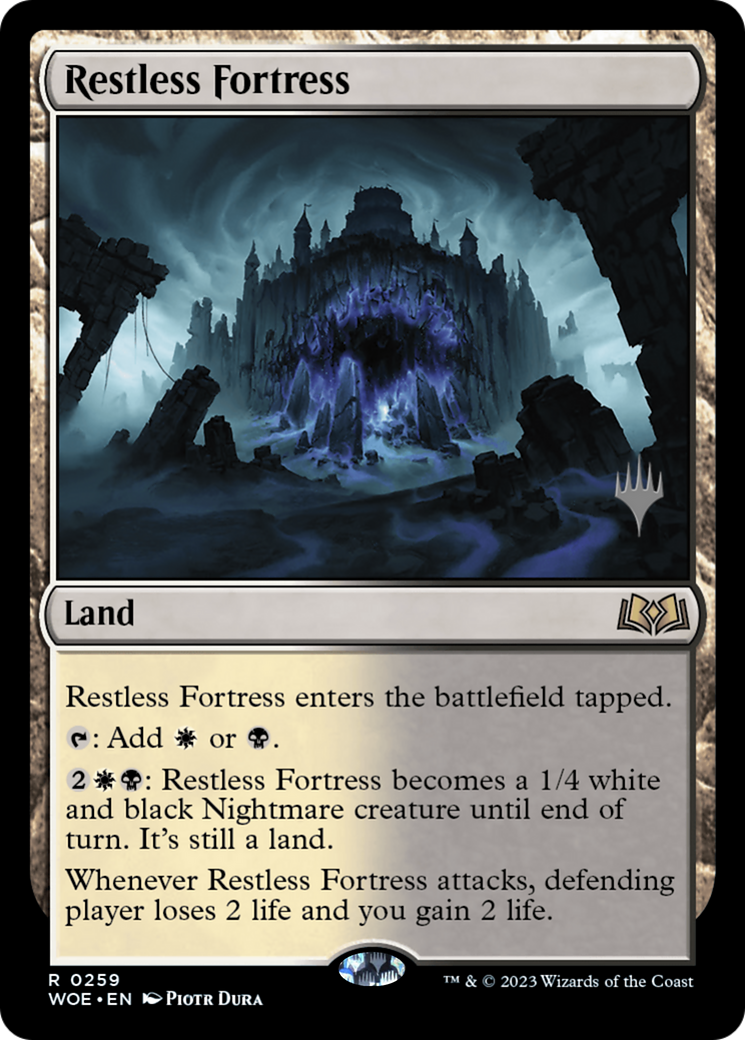 Restless Fortress (Promo Pack) [Wilds of Eldraine Promos] | GnG Games