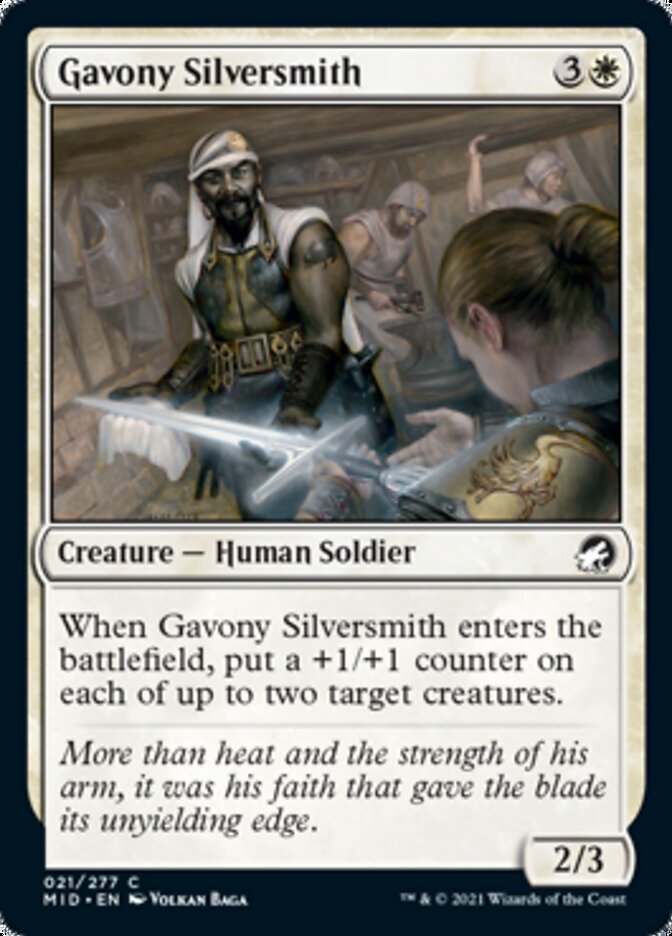 Gavony Silversmith [Innistrad: Midnight Hunt] | GnG Games