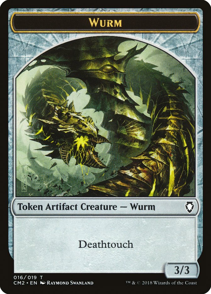 Wurm (Deathtouch) [Commander Anthology Volume II Tokens] | GnG Games