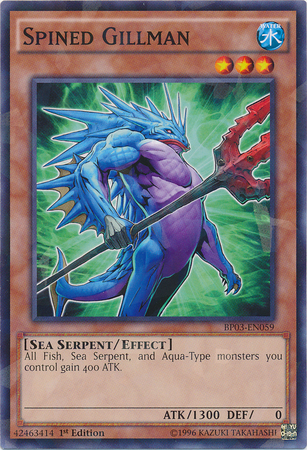 Spined Gillman (Shatterfoil) [BP03-EN059] Rare | GnG Games