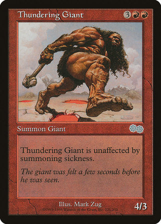 Thundering Giant [Urza's Saga] | GnG Games