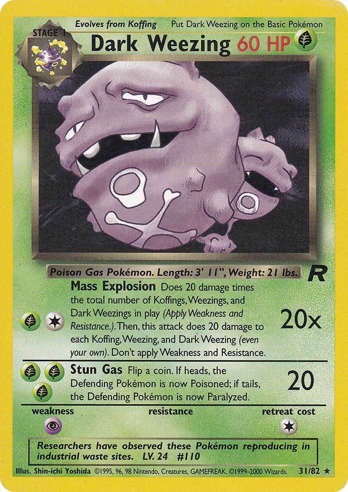 Dark Weezing (31/82) [Team Rocket Unlimited] | GnG Games