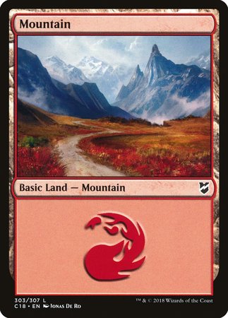 Mountain (303) [Commander 2018] | GnG Games