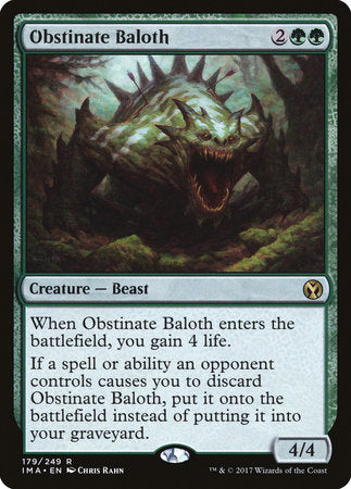 Obstinate Baloth [Iconic Masters] | GnG Games