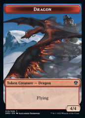Bird (002) // Dragon Double-sided Token [Dominaria United Tokens] | GnG Games