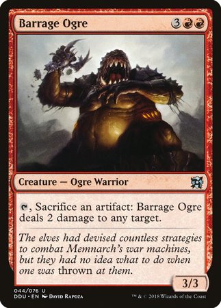 Barrage Ogre [Duel Decks: Elves vs. Inventors] | GnG Games