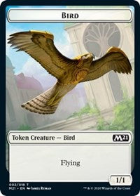 Bird // Treasure Double-sided Token [Core Set 2021 Tokens] | GnG Games