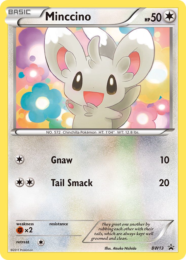 Minccino (BW13) (Cracked Ice Holo) [Black & White: Black Star Promos] | GnG Games