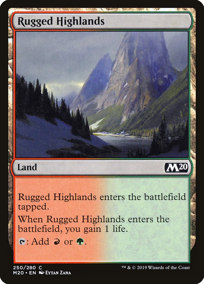 Rugged Highlands [Core Set 2020] | GnG Games