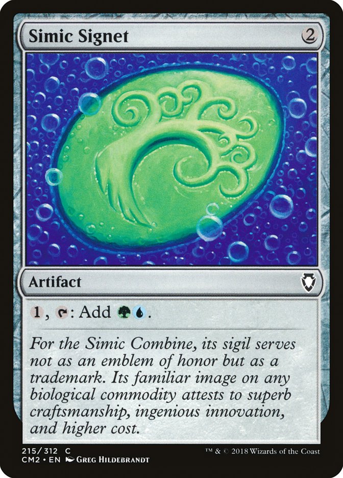 Simic Signet (215/312) [Commander Anthology Volume II] | GnG Games