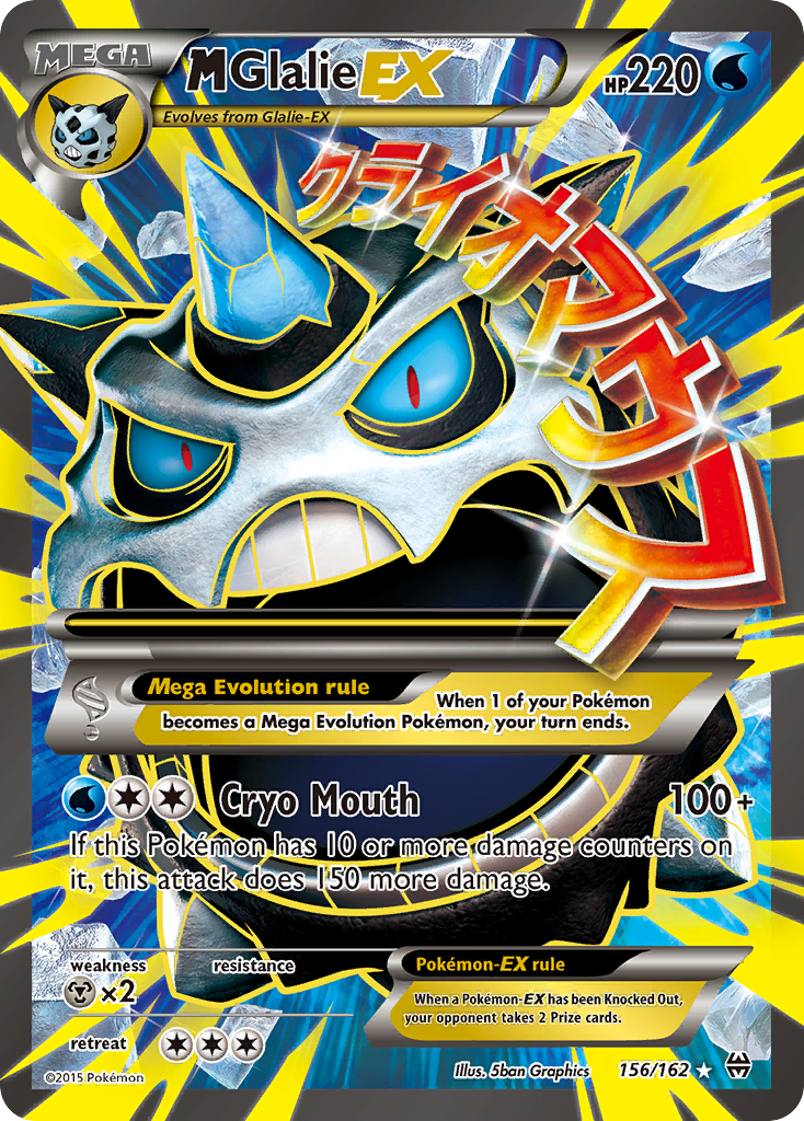 M Glalie EX (156/162) [XY: BREAKthrough] | GnG Games