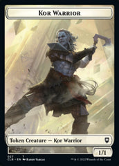 Kor Warrior // Wizard Double-sided Token [Commander Legends: Battle for Baldur's Gate Tokens] | GnG Games