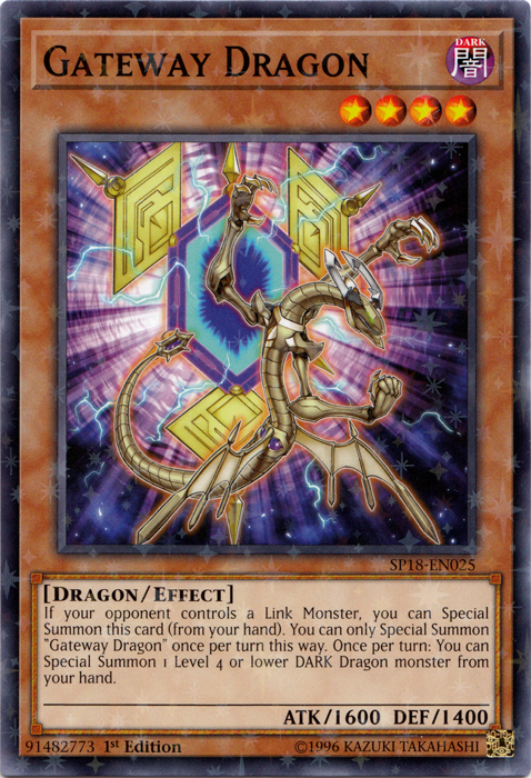 Gateway Dragon (Starfoil) [SP18-EN025] Starfoil Rare | GnG Games