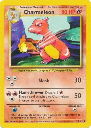 Charmeleon (24/102) [Base Set Unlimited] | GnG Games